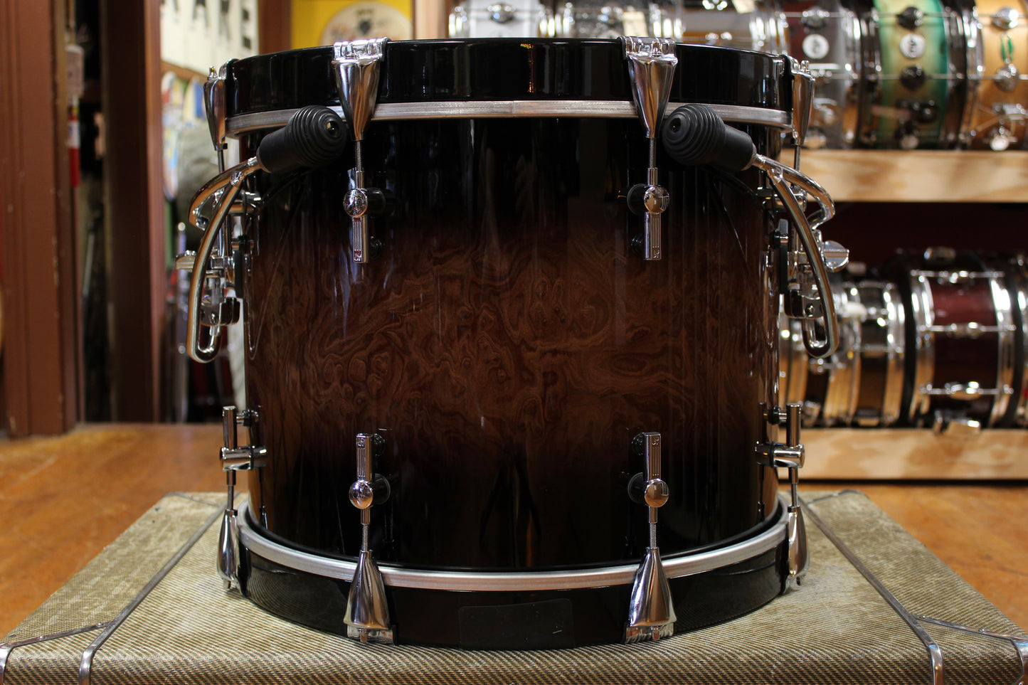 Sonor Prolite Outfit in Walnut Brown Burst 14x18 8x10 14x14