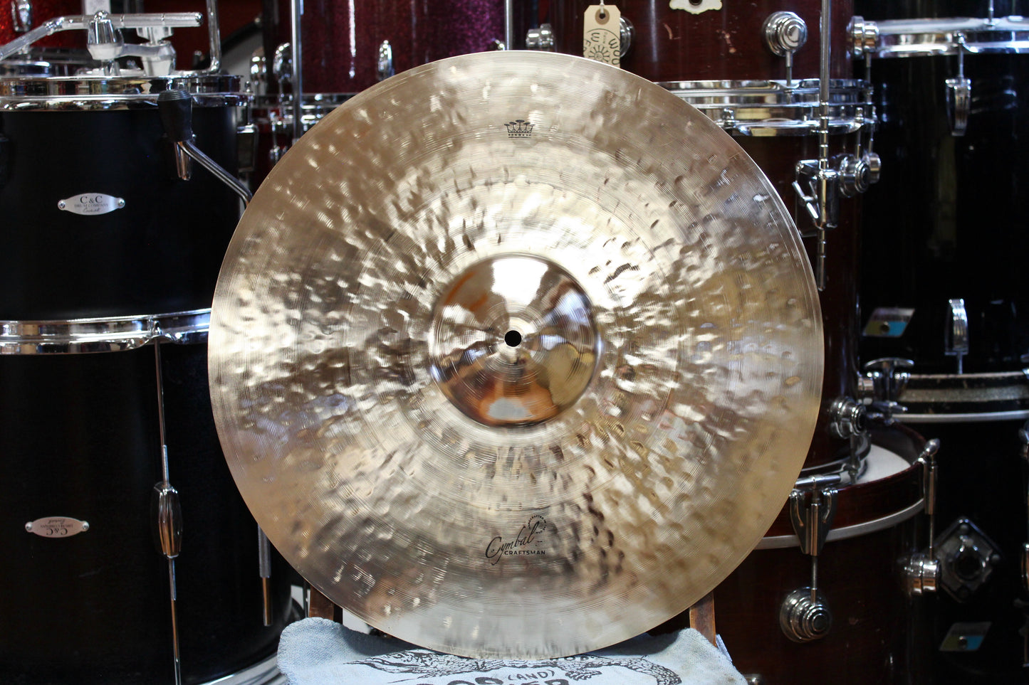 Cymbal Craftsman 19" EAK Style Brilliant Crash 1558g