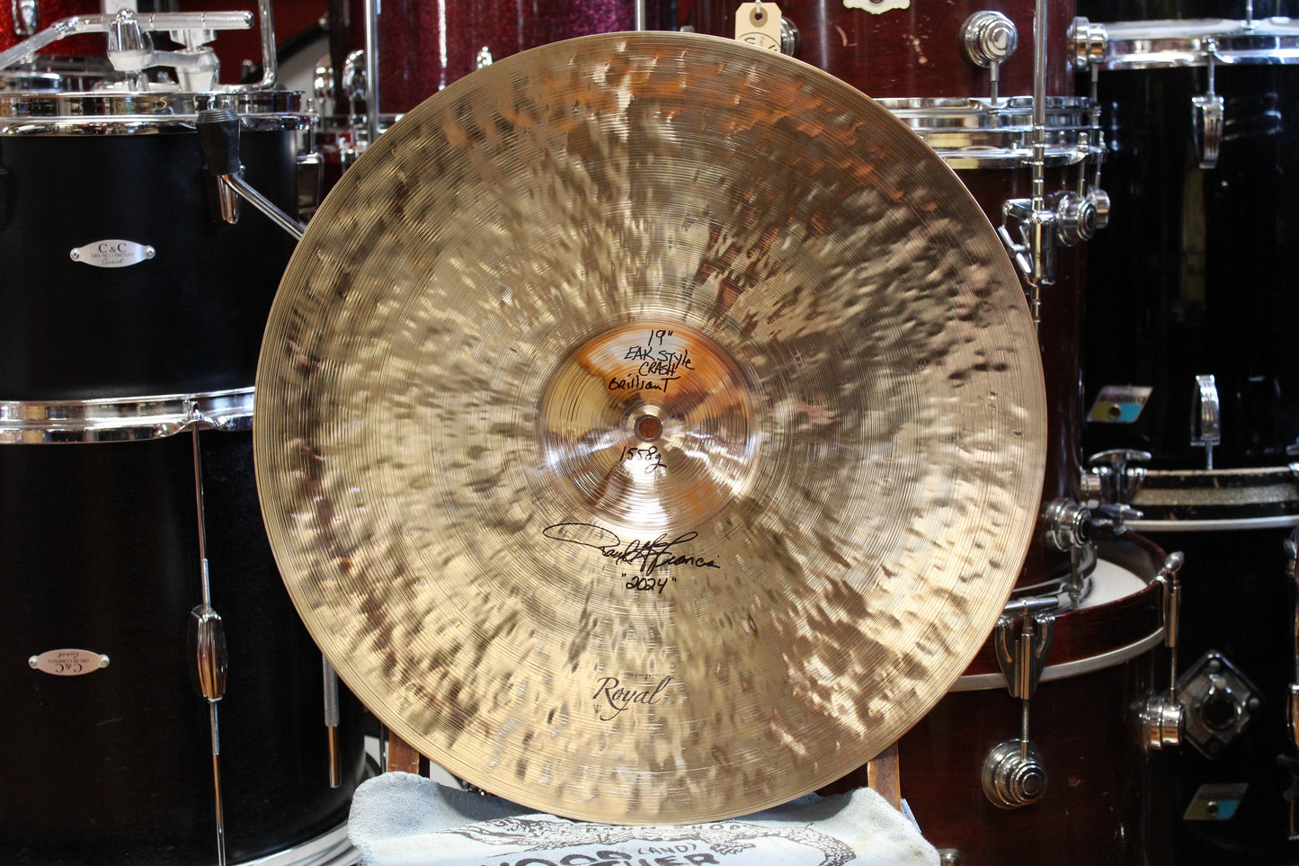 Cymbal Craftsman 19" EAK Style Brilliant Crash 1558g