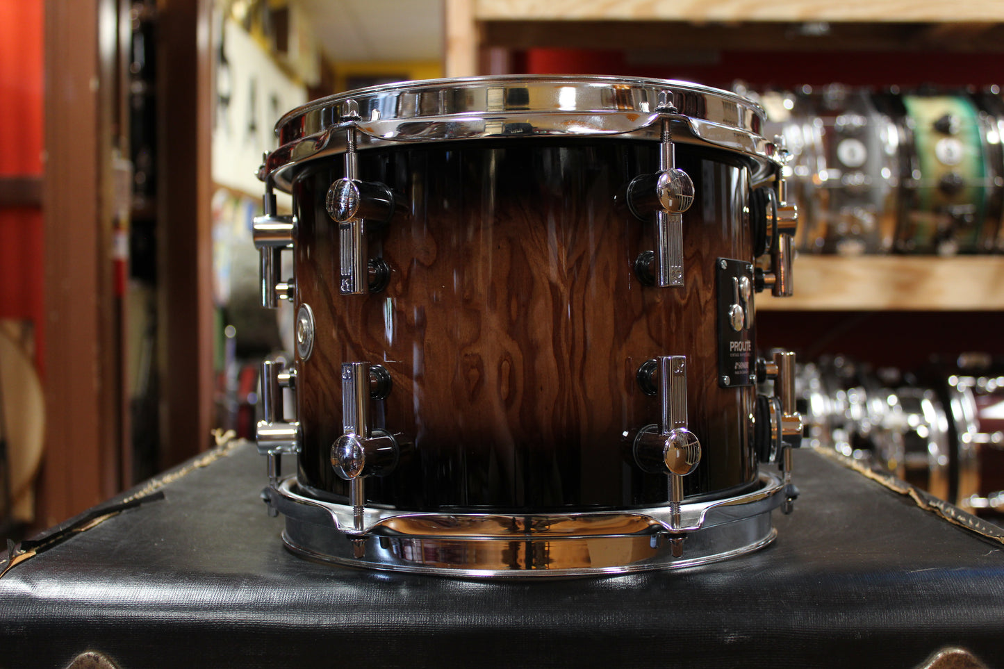 Sonor Prolite Outfit in Walnut Brown Burst 14x18 8x10 14x14
