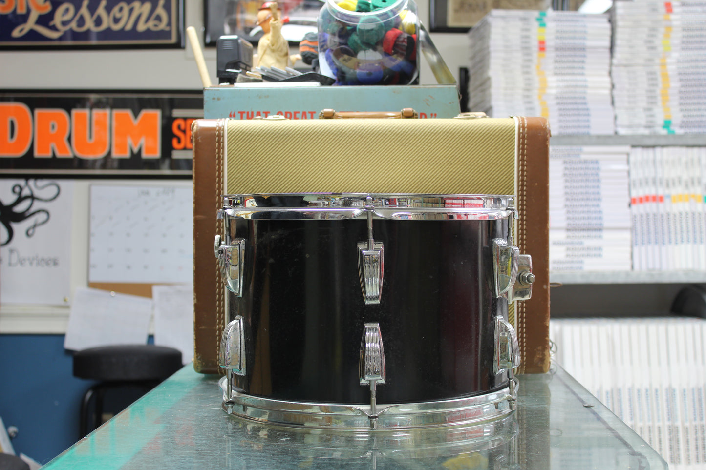 1970's Ludwig 9"x13" Tom in Black Cortex