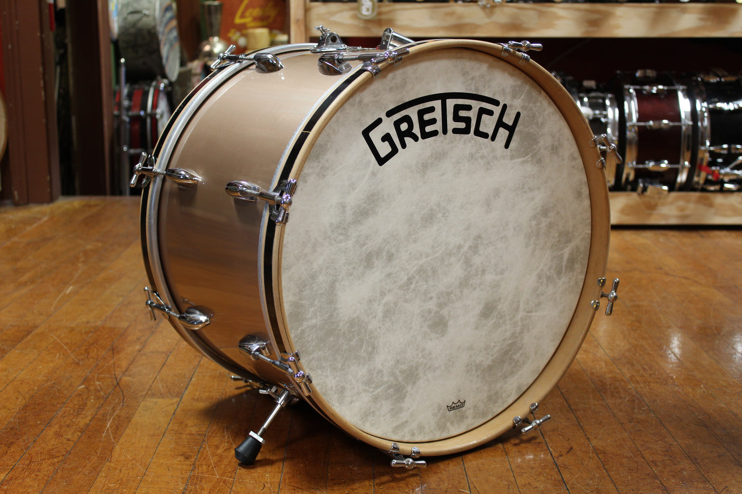 1950s/60s Gretsch Progressive Jazz Outfit in Copper Mist 14x20 8x12 14x14