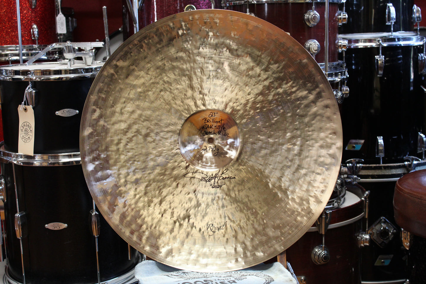 Cymbal Craftsman 23" Brilliant EAK Style Ride 2740g