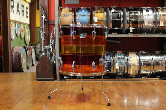 1970s Ludwig 16x16 Vistalite Floor Tom in Tequila Sunrise Pattern B