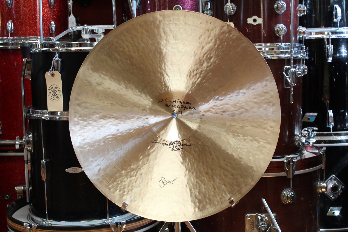 Cymbal Craftsman 22" Mel Lewis Style Ride 2544g