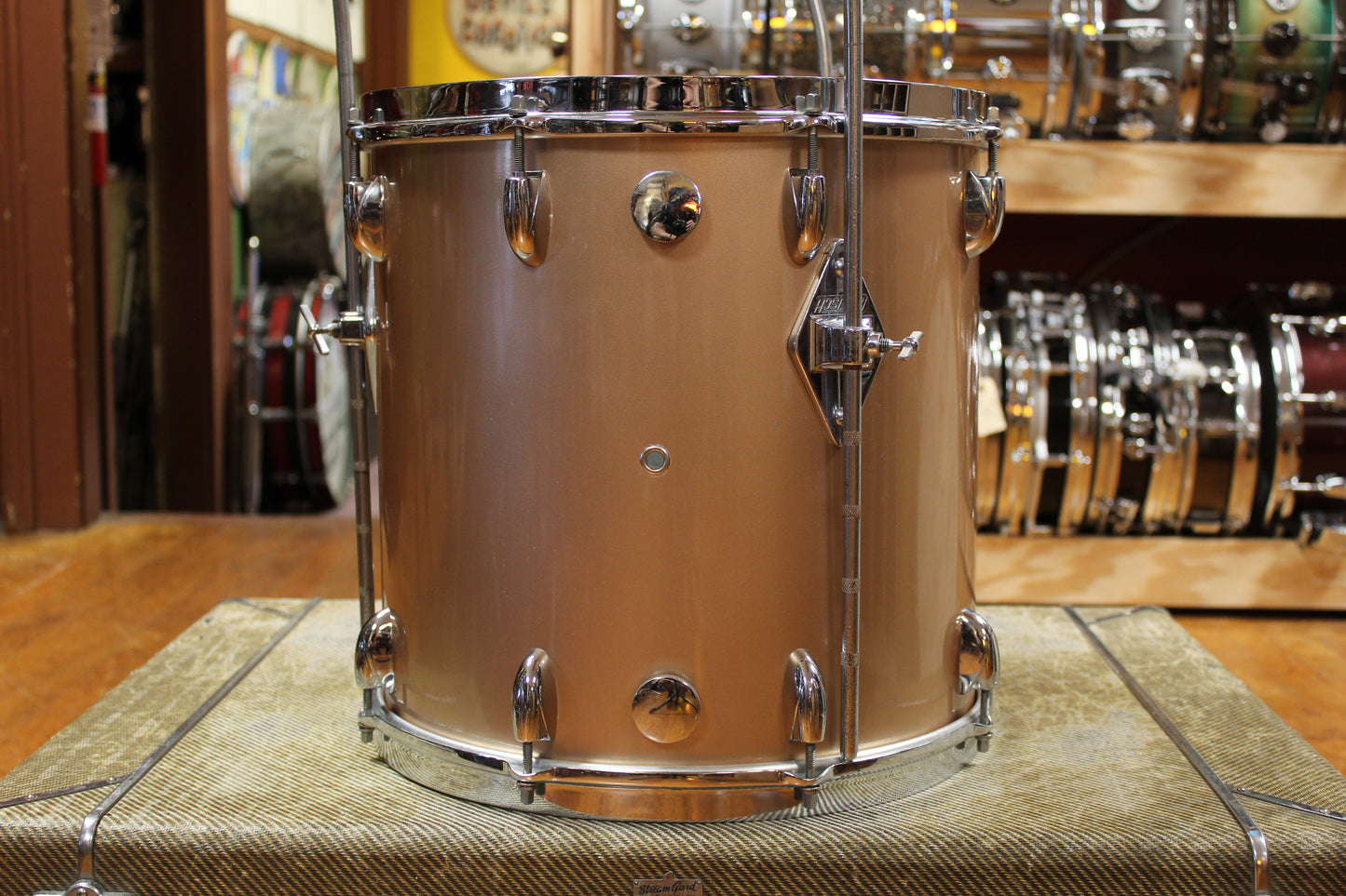 1950s/60s Gretsch Progressive Jazz Outfit in Copper Mist 14x20 8x12 14x14