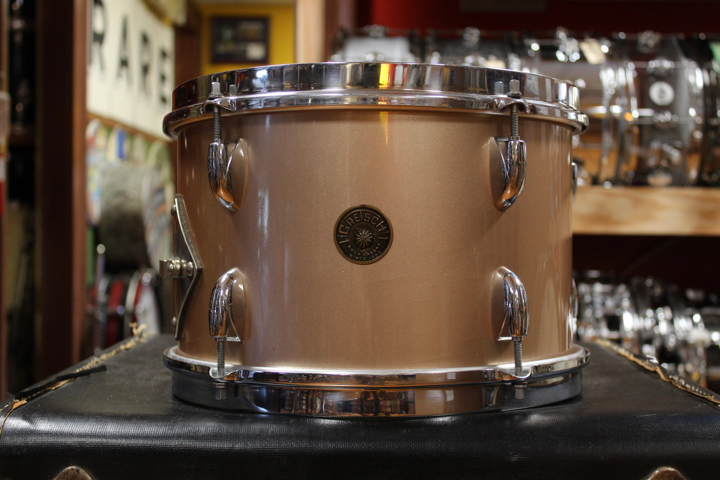 1950s/60s Gretsch Progressive Jazz Outfit in Copper Mist 14x20 8x12 14x14