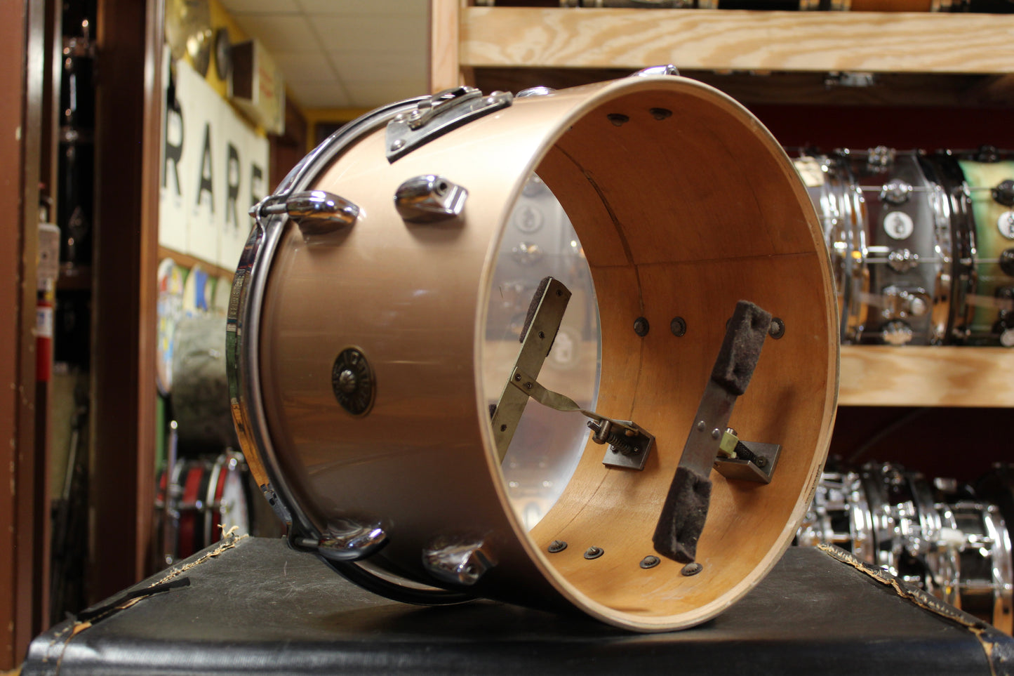1950s/60s Gretsch Progressive Jazz Outfit in Copper Mist 14x20 8x12 14x14