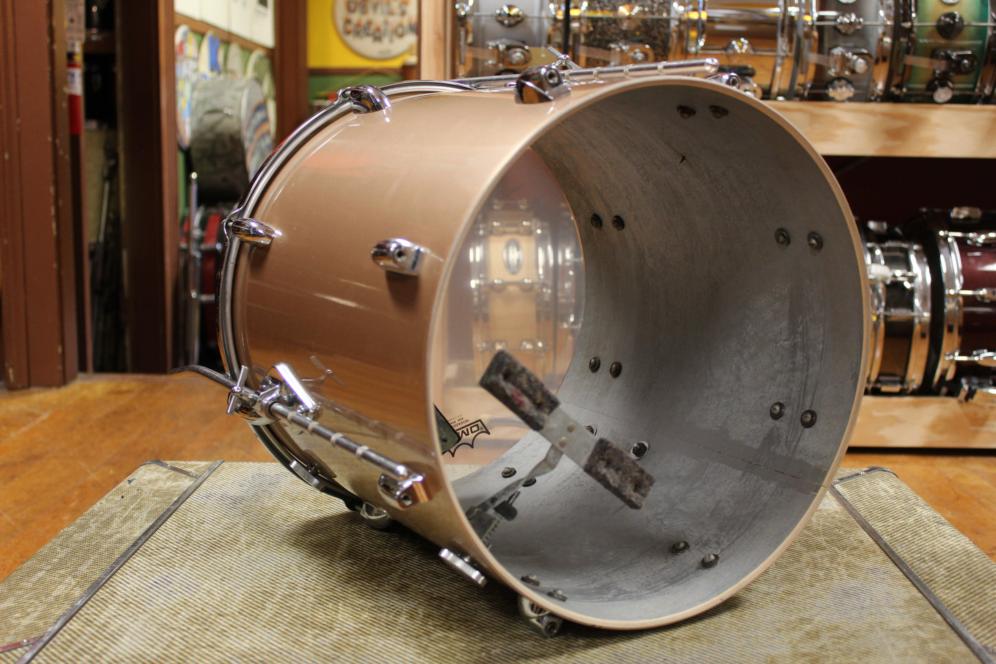 1950s/60s Gretsch Progressive Jazz Outfit in Copper Mist 14x20 8x12 14x14