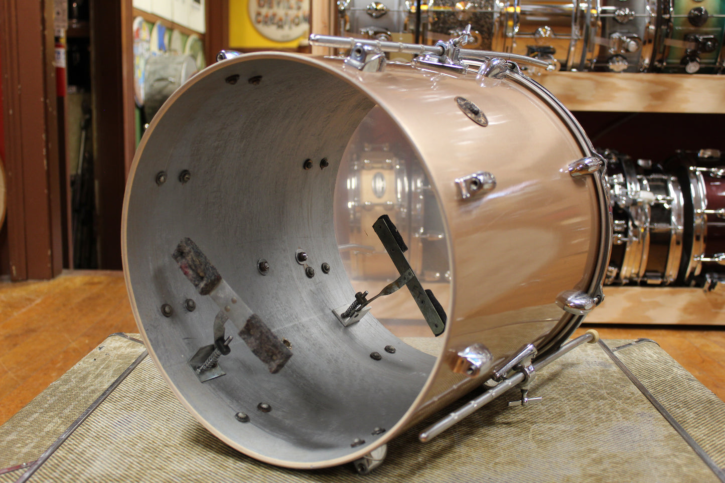 1950s/60s Gretsch Progressive Jazz Outfit in Copper Mist 14x20 8x12 14x14