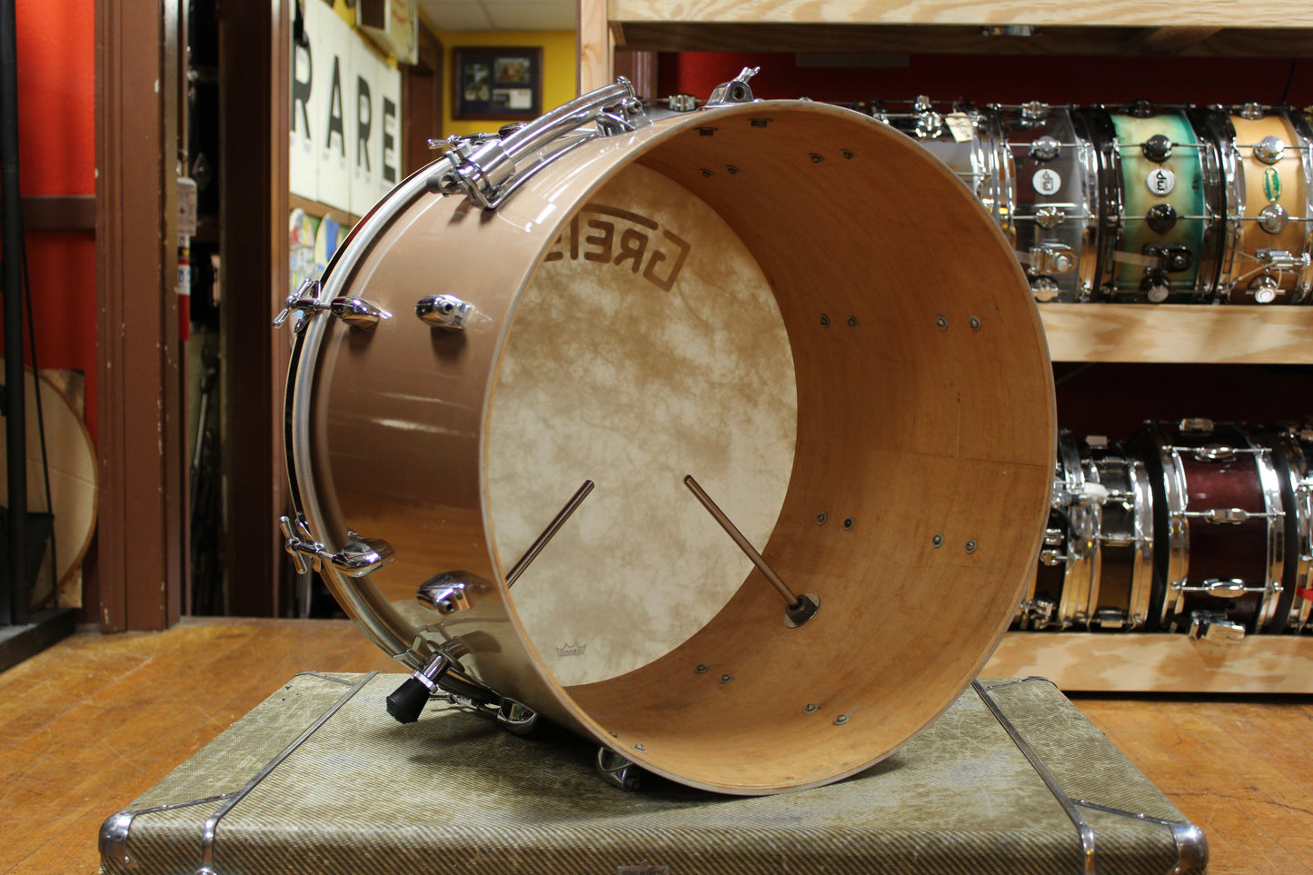 1950s/60s Gretsch Progressive Jazz Outfit in Copper Mist 14x20 8x12 14x14