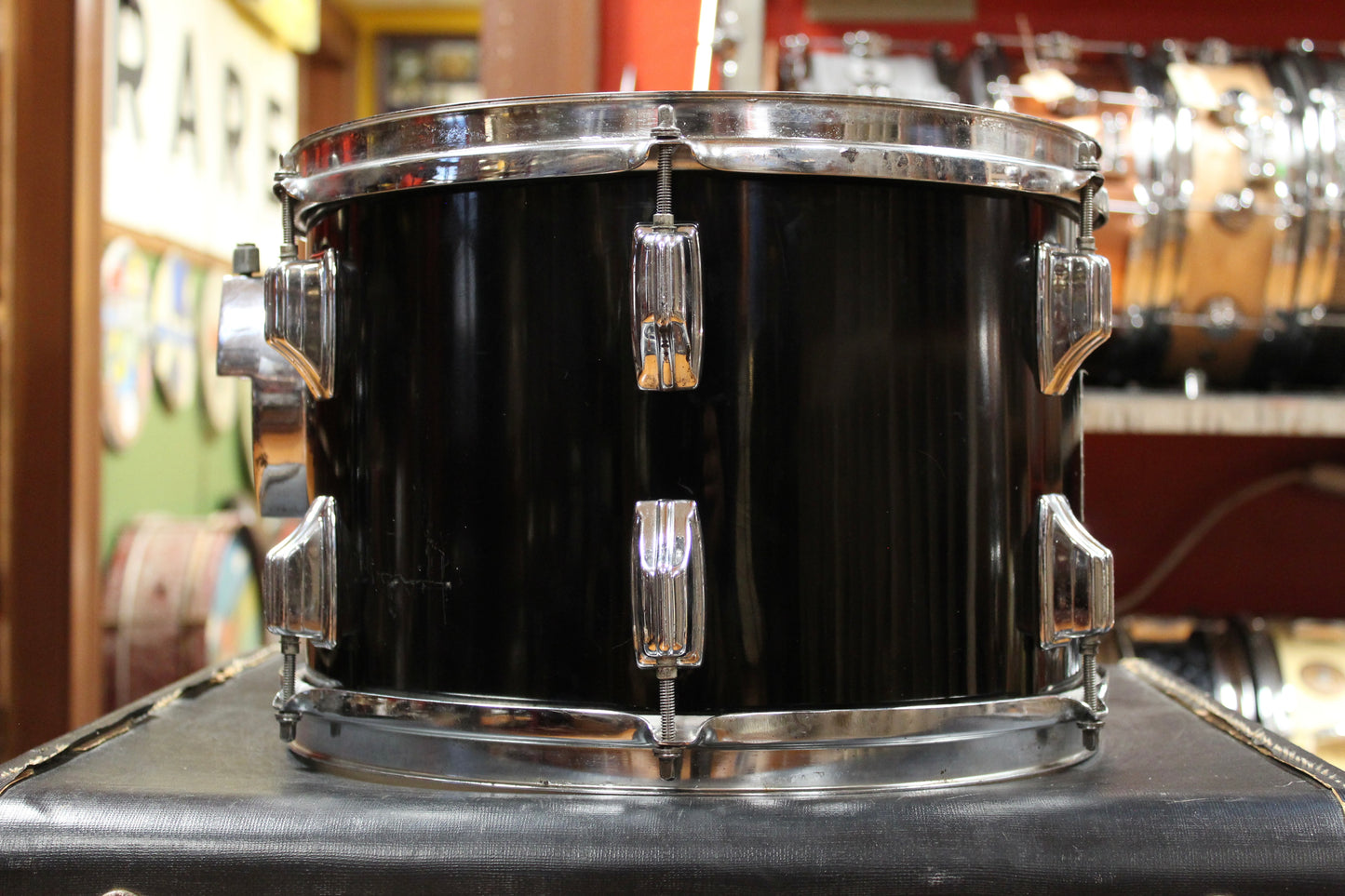 1970s Rogers Xp8 Londoner Five Outfit in Jet Black Pearl 14x22 8x12 9x13 16x16