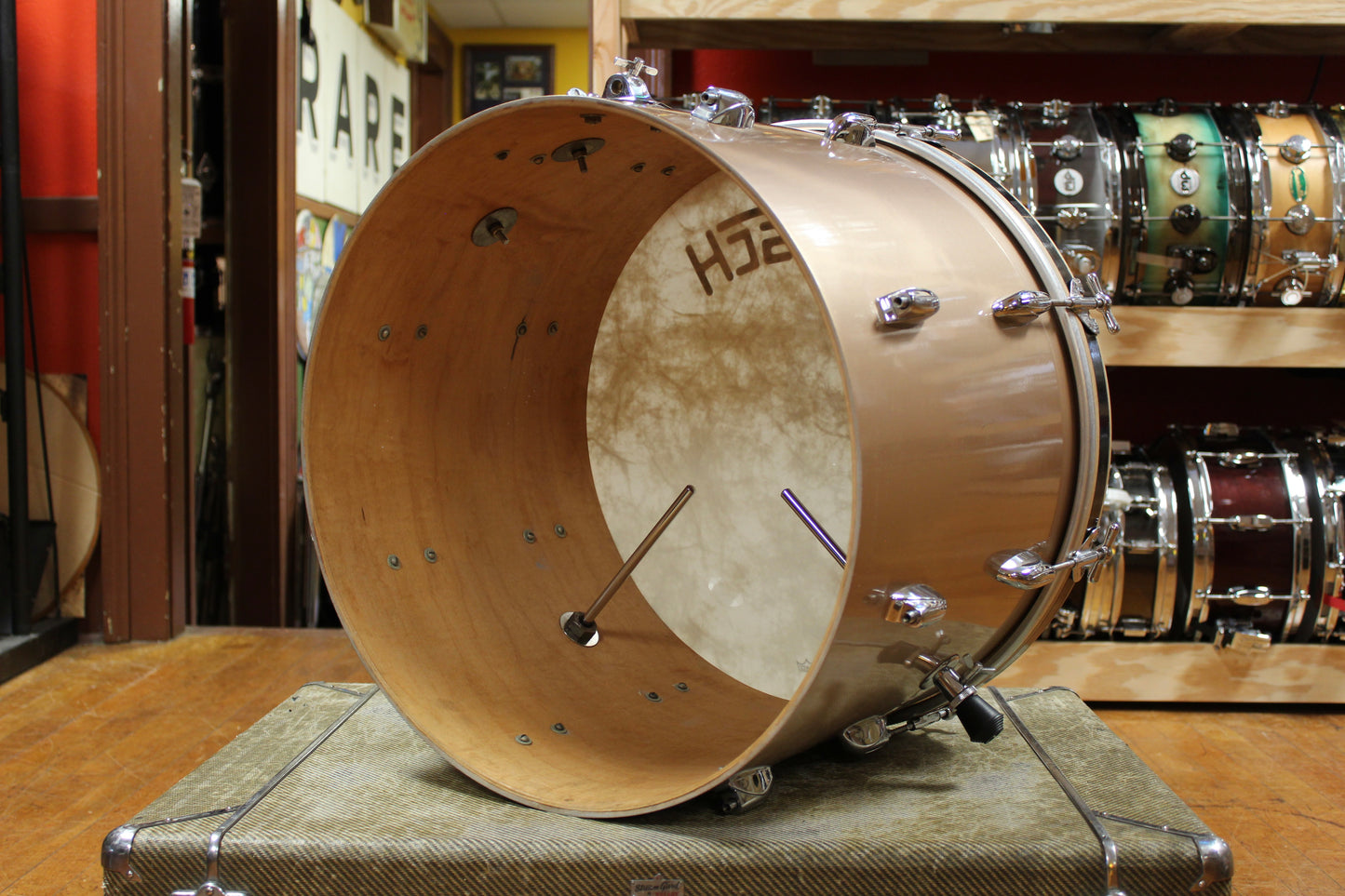 1950s/60s Gretsch Progressive Jazz Outfit in Copper Mist 14x20 8x12 14x14