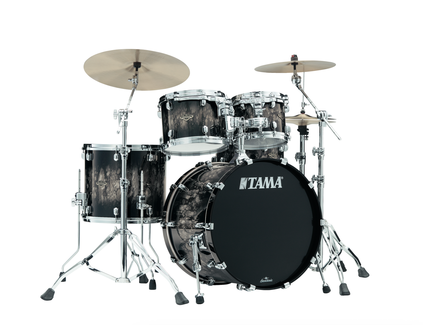 Tama Starclassic Walnut/Birch 4-piece in Molten Platinum Burst