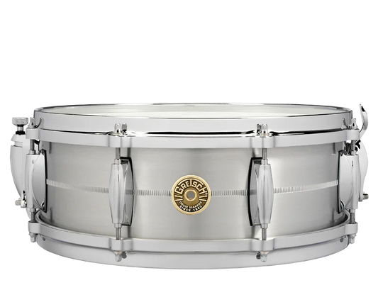 Gretsch 5X14 Solid Aluminum Snare Drum