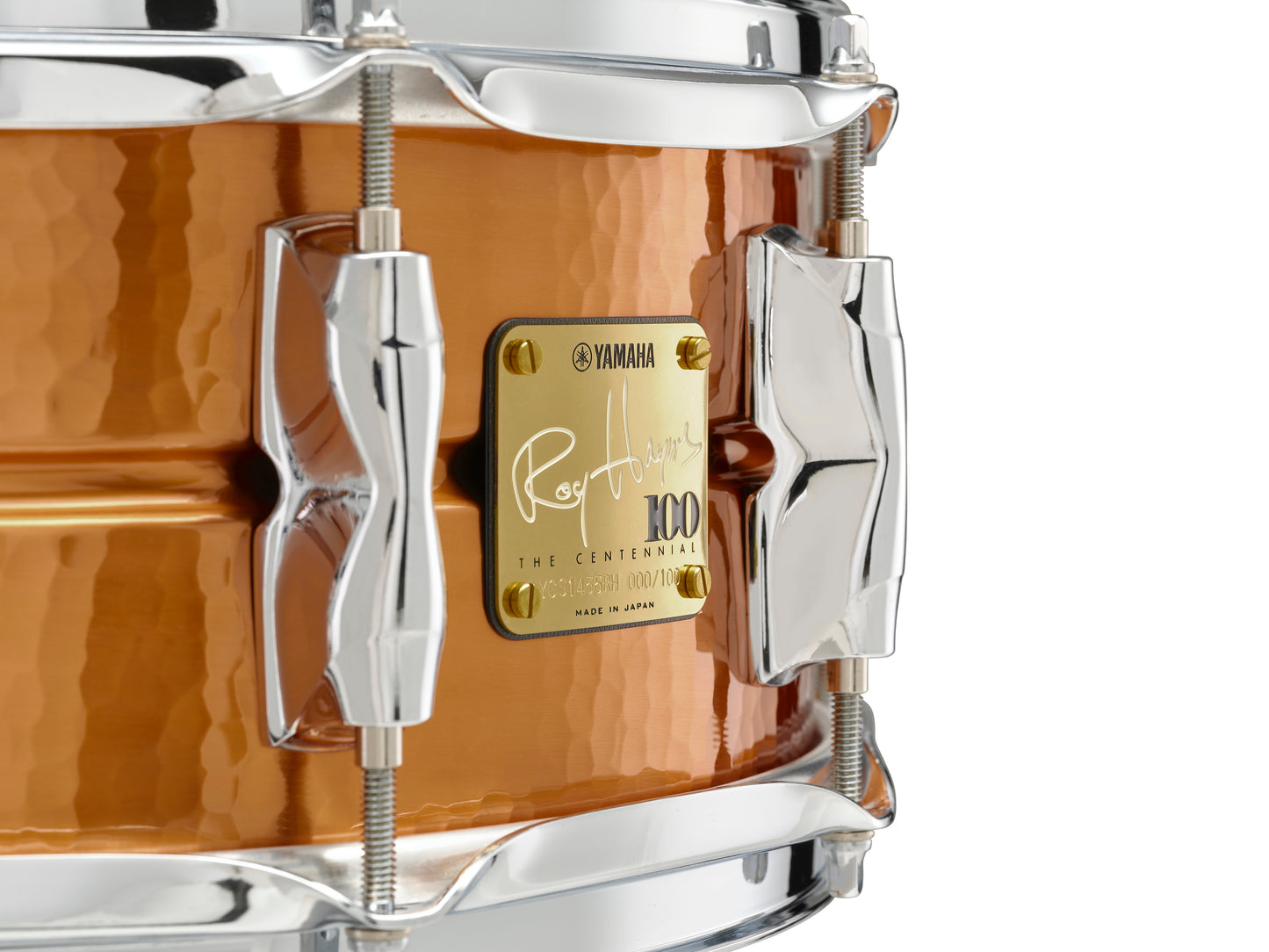 Roy Haynes Signature 14x5.5 Hand Hammered Copper Snare Drum