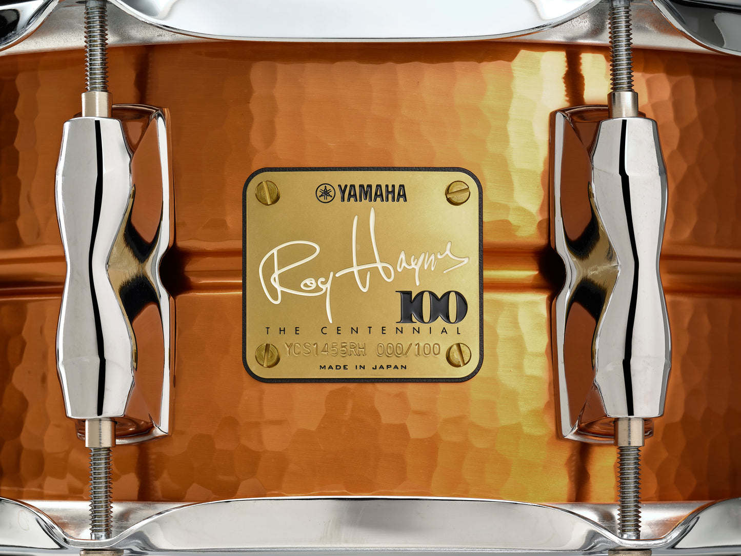 Roy Haynes Signature 14x5.5 Hand Hammered Copper Snare Drum