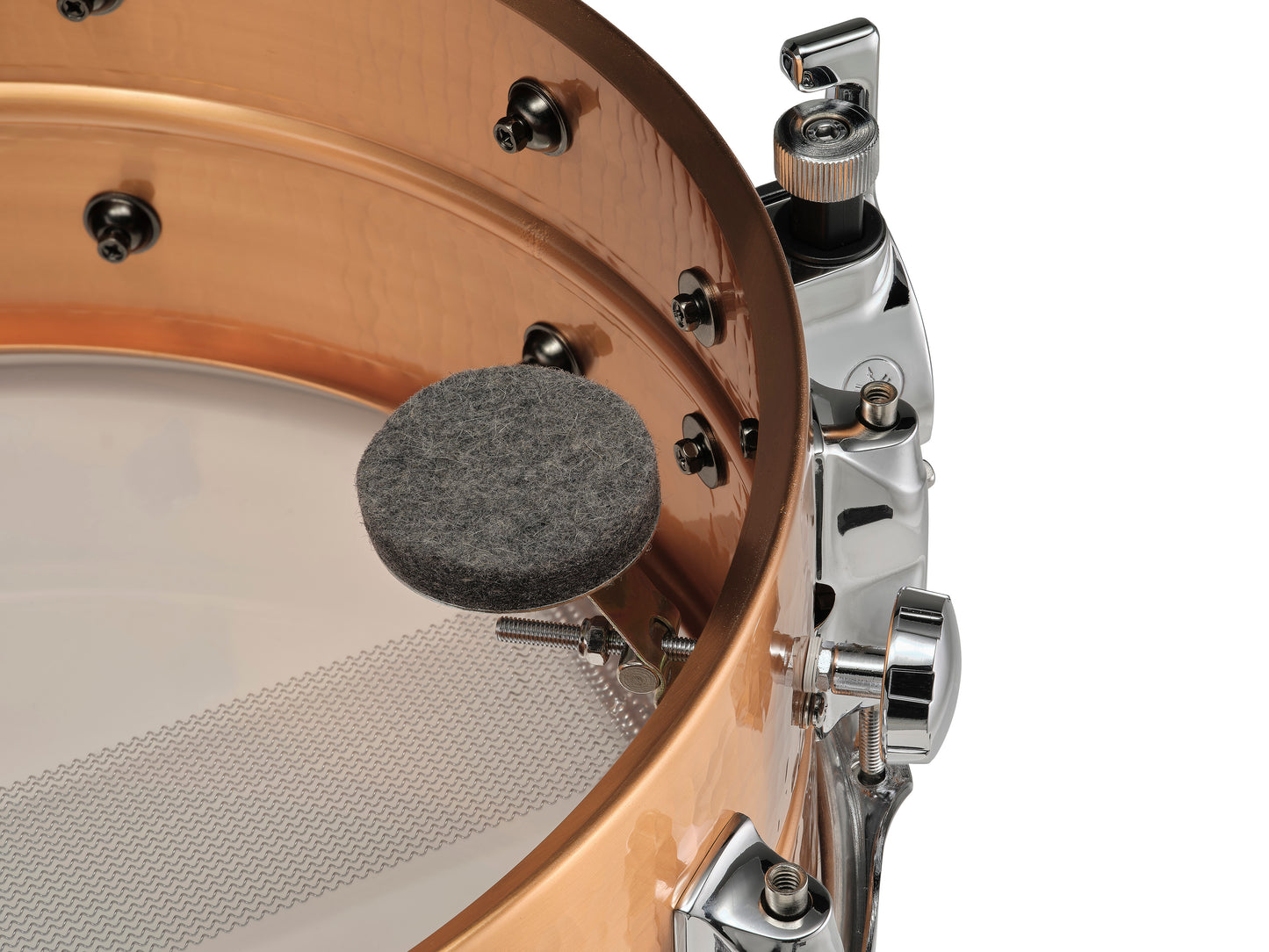 Roy Haynes Signature 14x5.5 Hand Hammered Copper Snare Drum