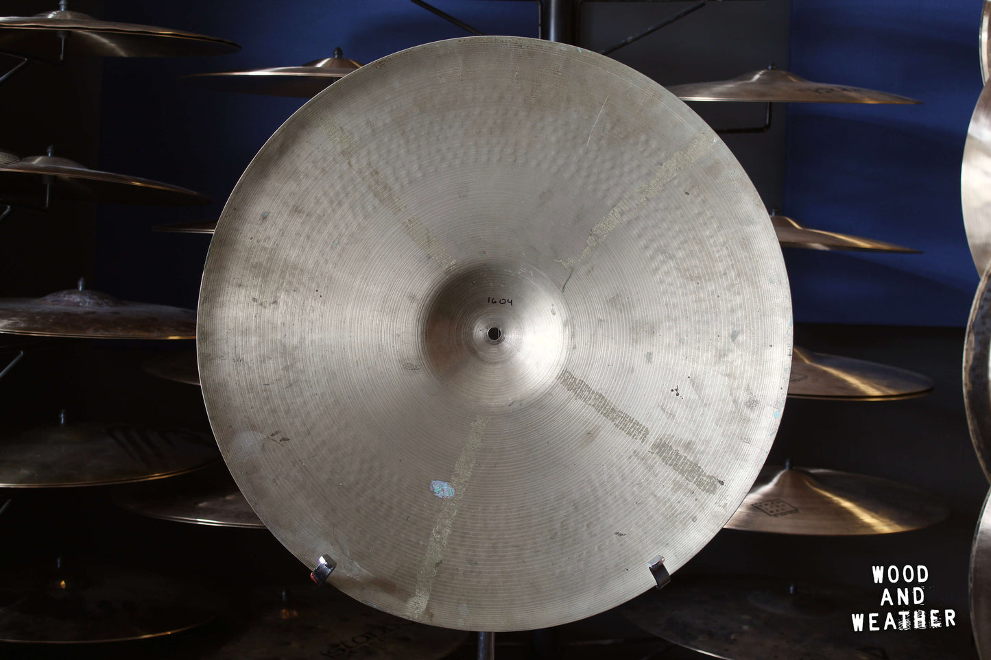 1960s Beverly 20" Thin Ride Cymbal 1604g