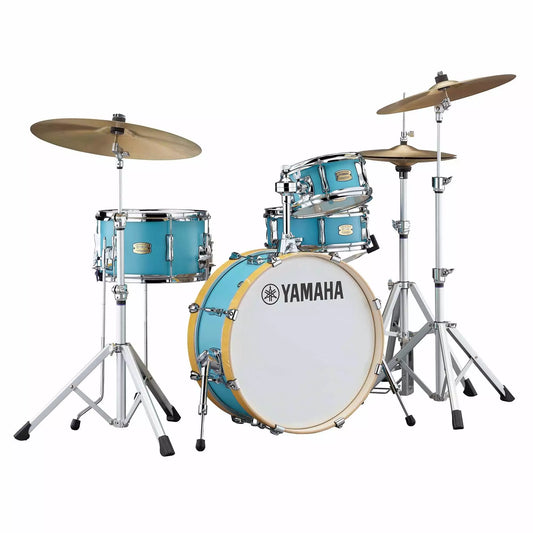 Yamaha SBP0F4H Stage Custom Hip 4-piece Shell Pack - Matte Surf Green