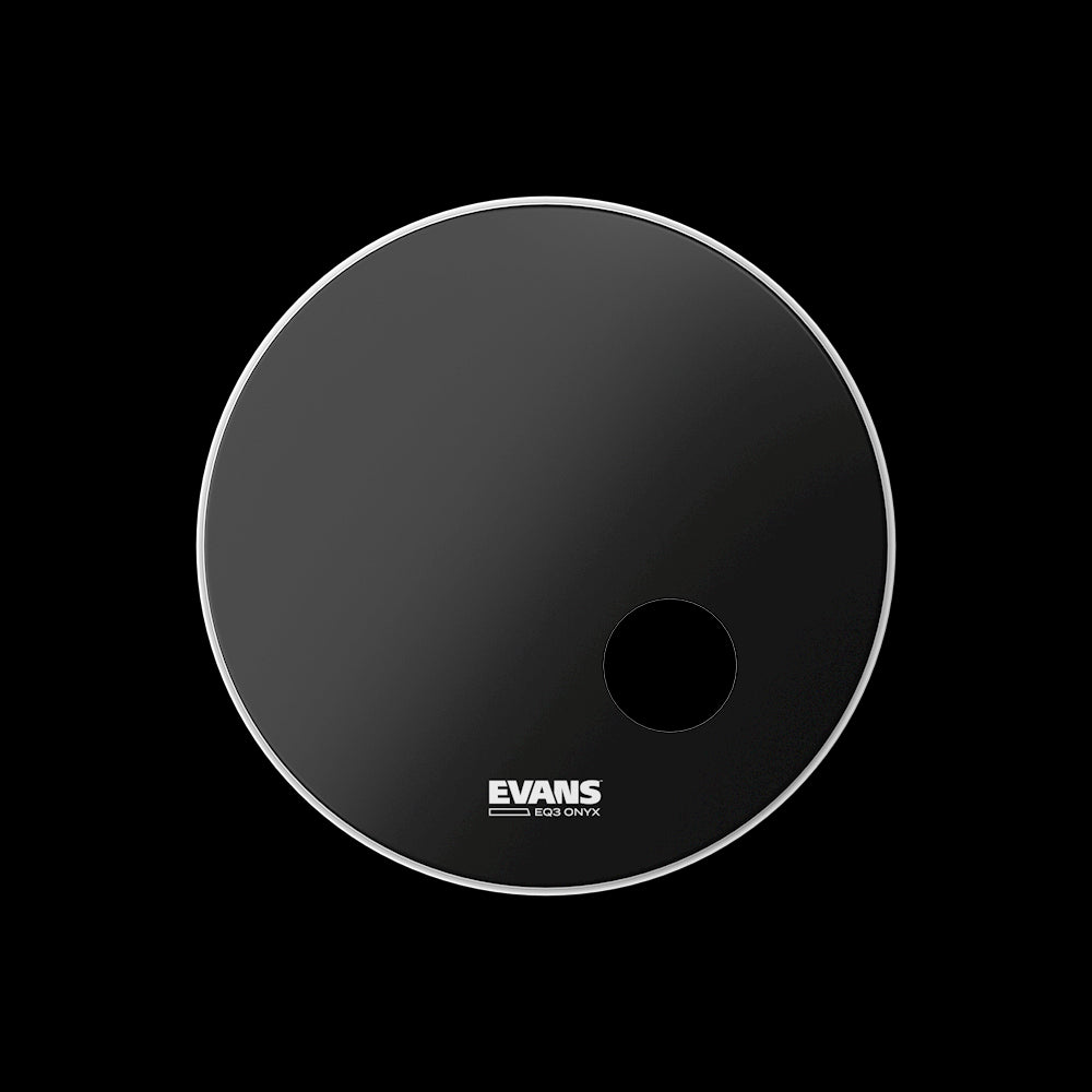 Evans EQ3 Onyx Bass Reso Drumhead