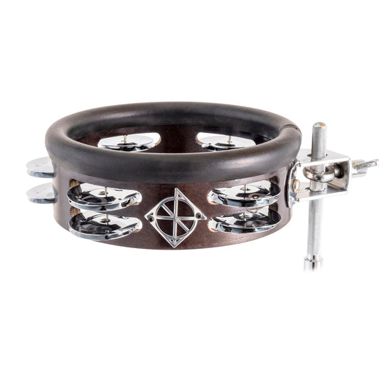 Dixon Little Roomer 6" Mounted Tambourine - Black