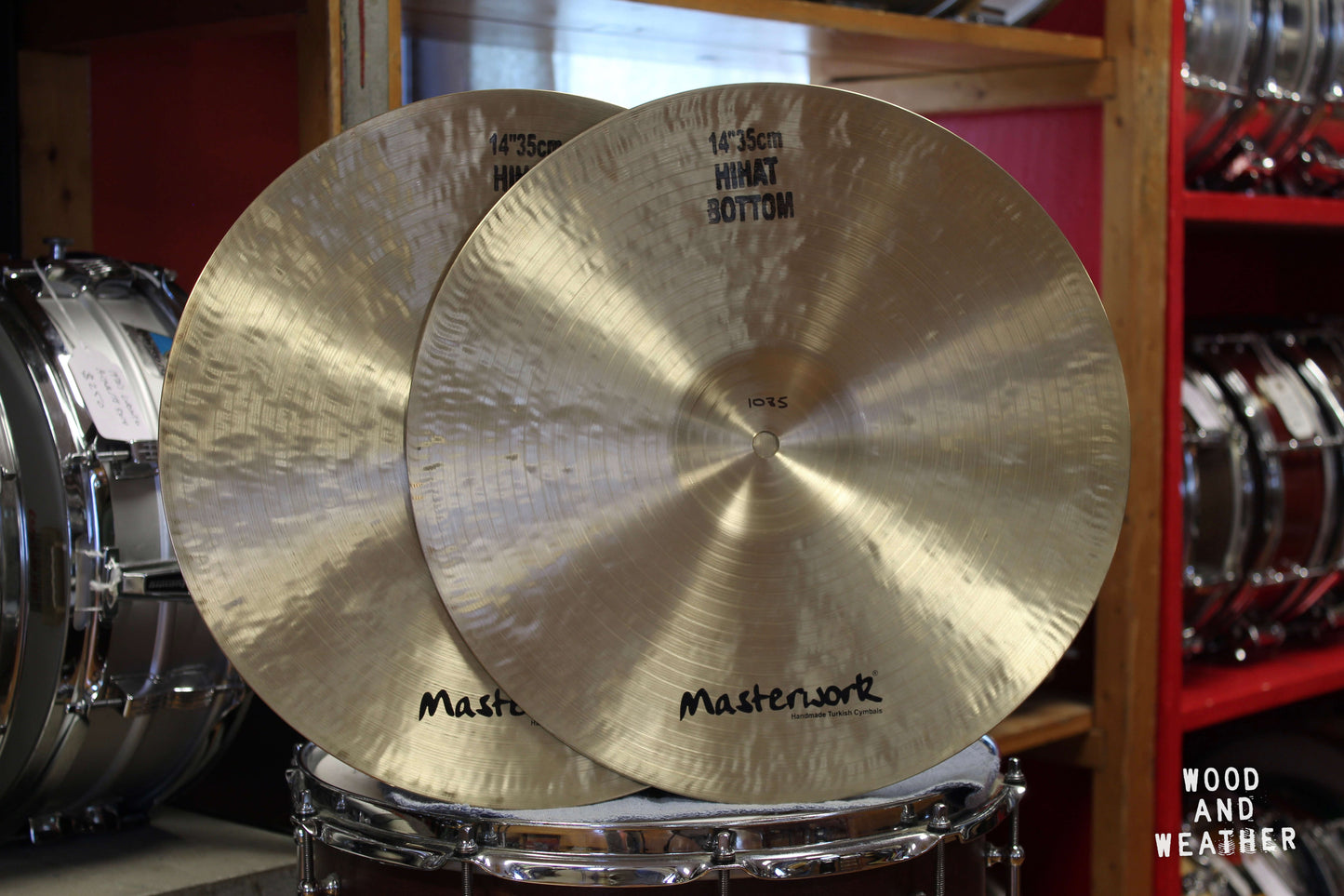 Used Masterwork 14" Hi-Hat Cymbals 870/1085g