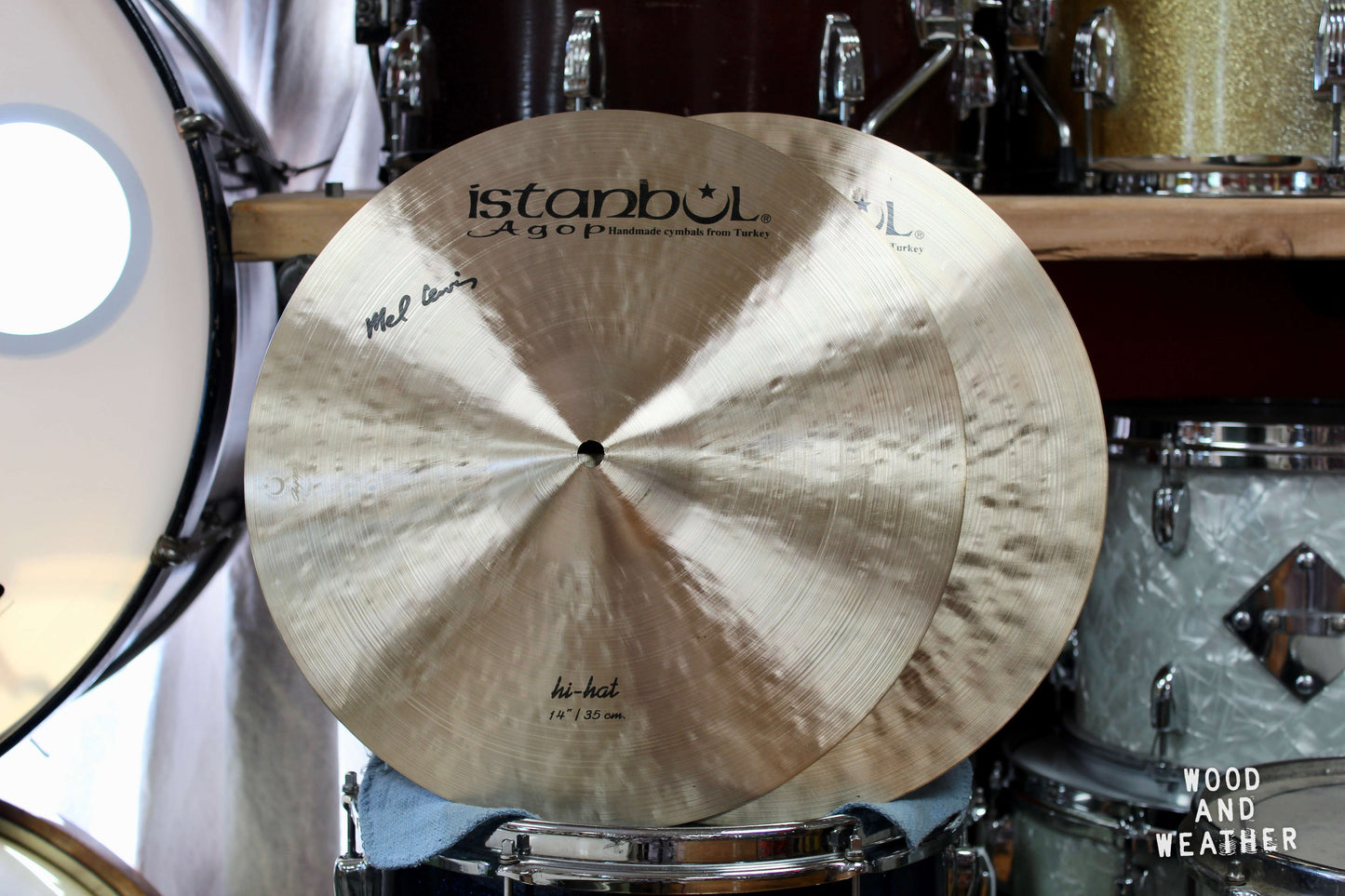 Istanbul Agop 14" Mel Lewis Hi-Hat Cymbals 860/1035g