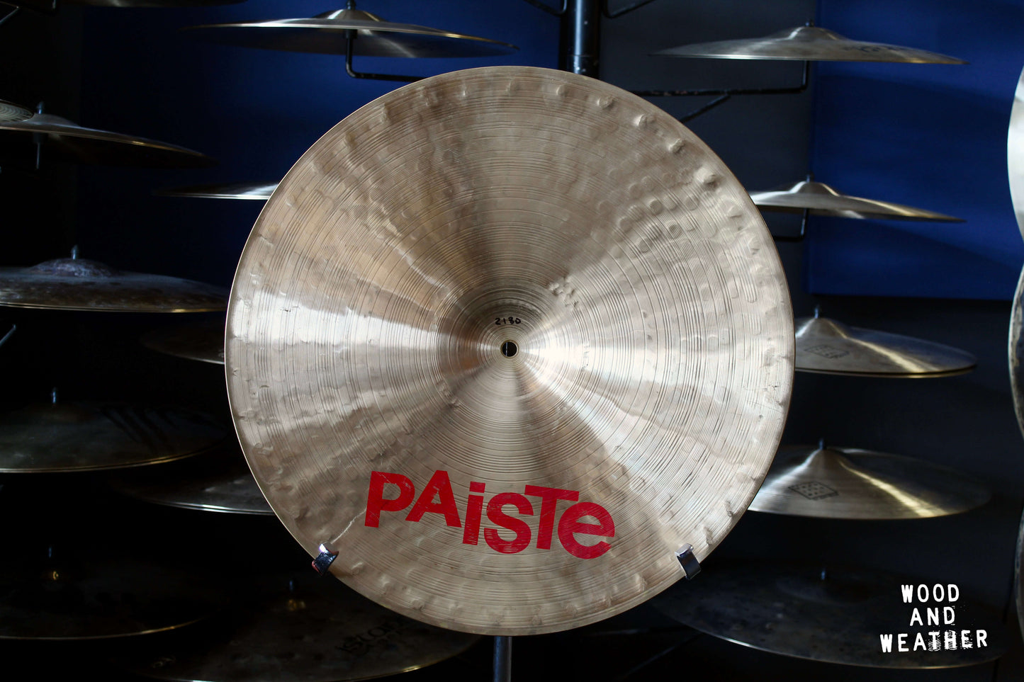 1980s Paiste 18" 2002 Red Label Heavy Ride Cymbal 2180g