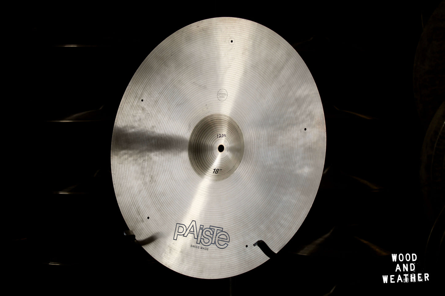 Used Paiste 18" Formula 602 Paper Thin Crash Cymbal 1200g