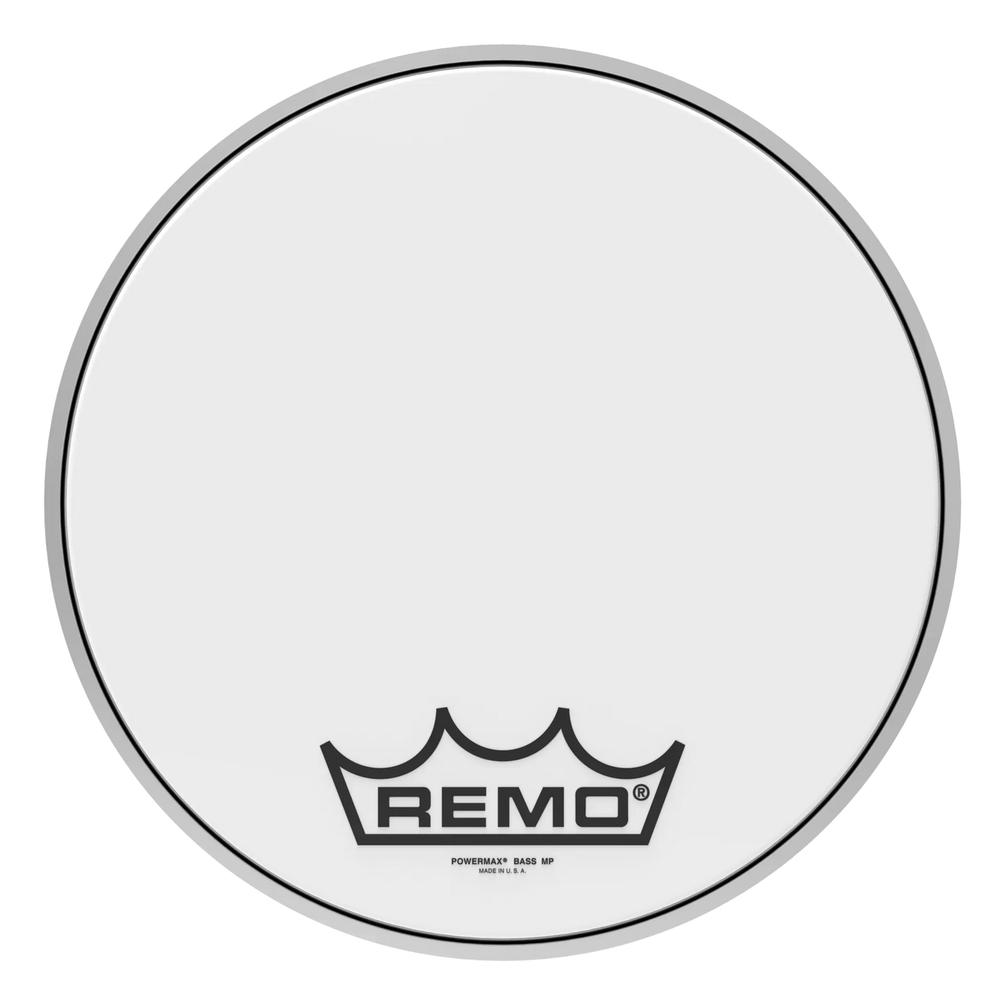 Remo Powermax Ultra White Crimplock Bass Drumhead 28" - Open Box