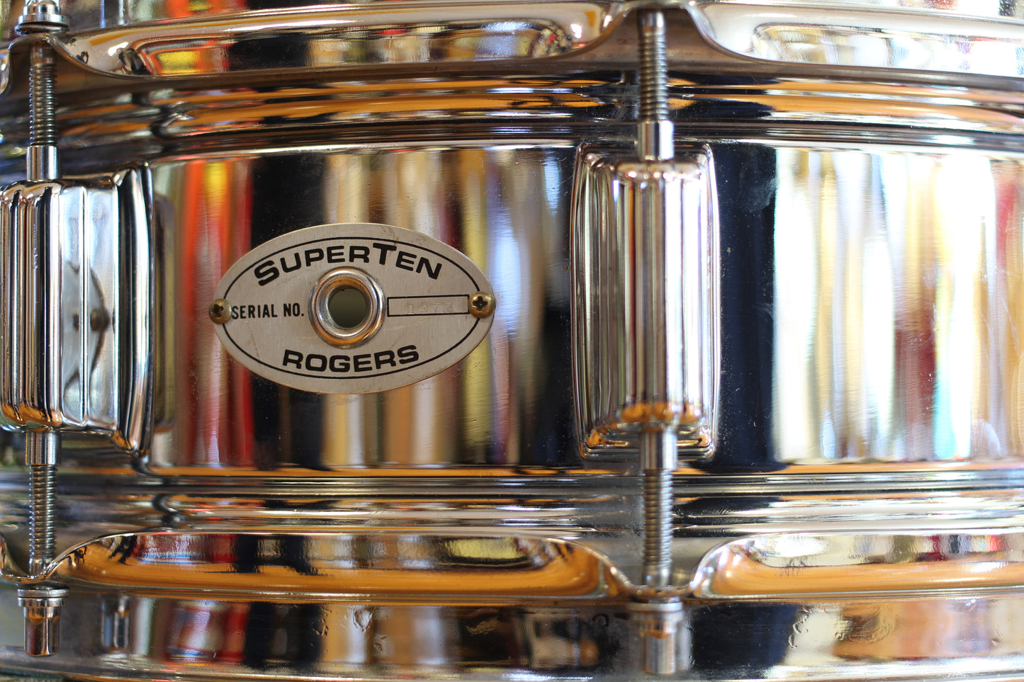 1970's Rogers 5"x14" SuperTen Snare Drum Serial #1377
