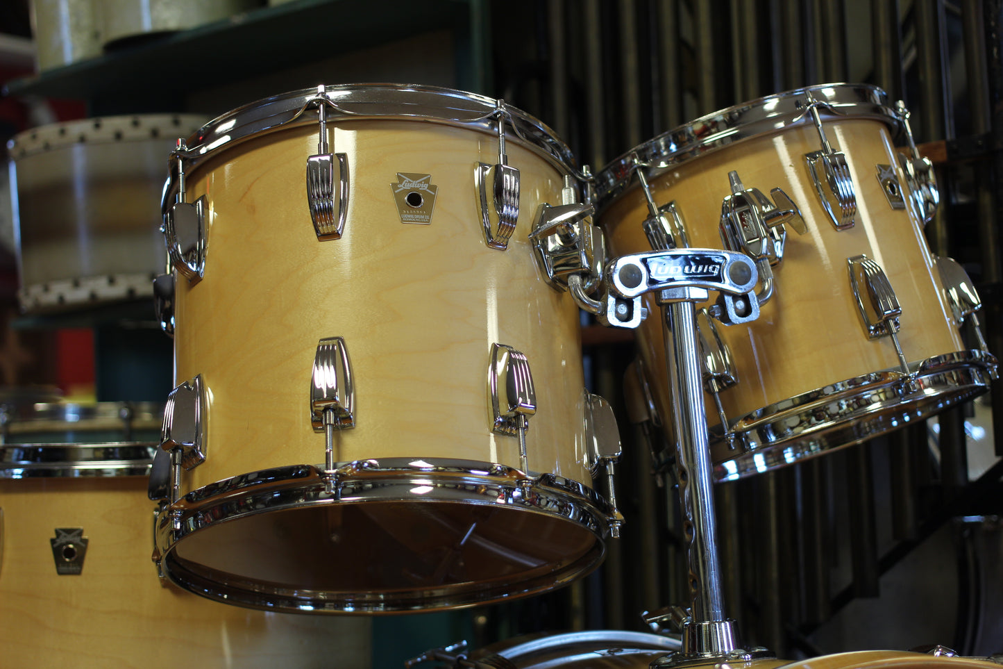 1990's Ludwig Classic Maple in Natural Maple 16x20 14x16 11x12 9x10