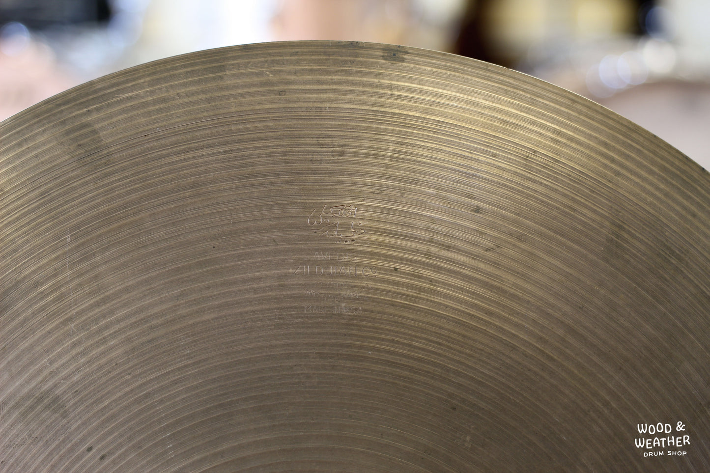 1950s A. Zildjian 15" "Small Stamp" Hi-Hat Cymbals 950/970g