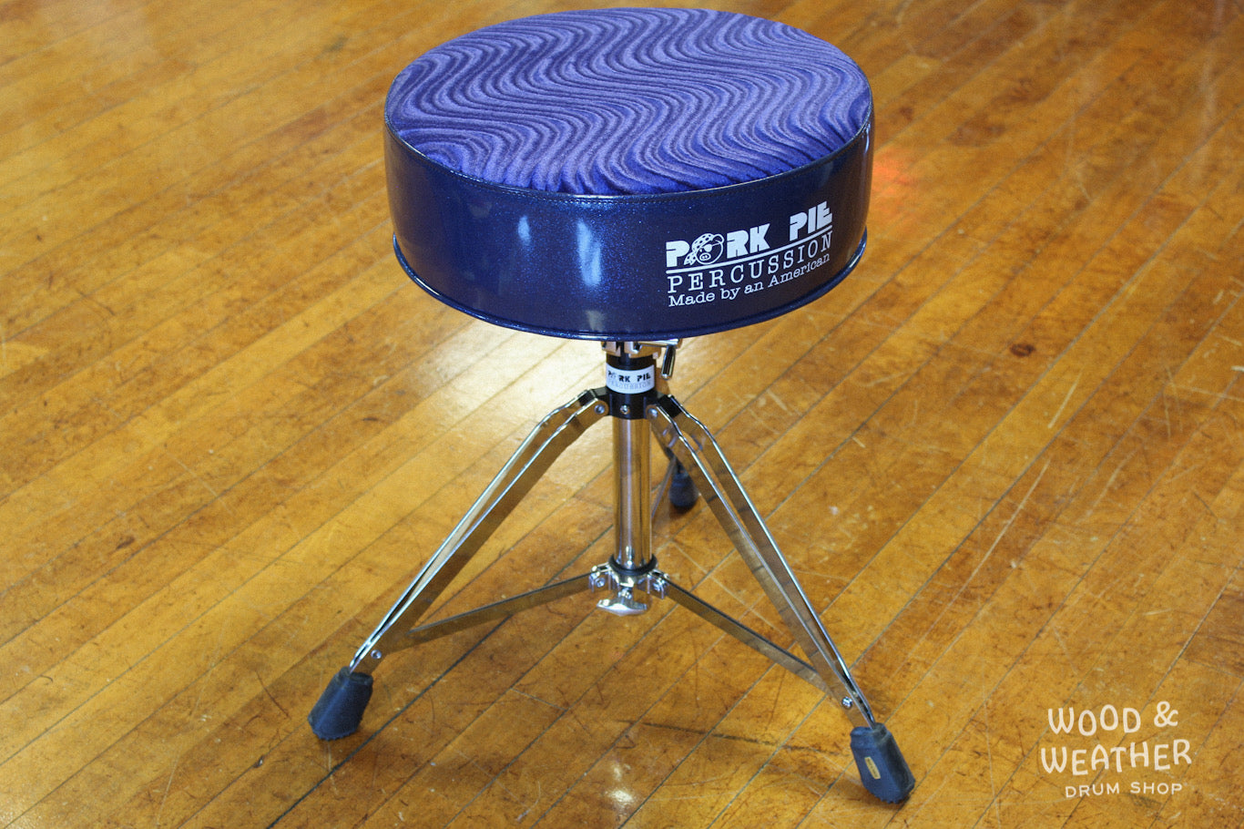 Pork Pie Percussion Round Drum Throne