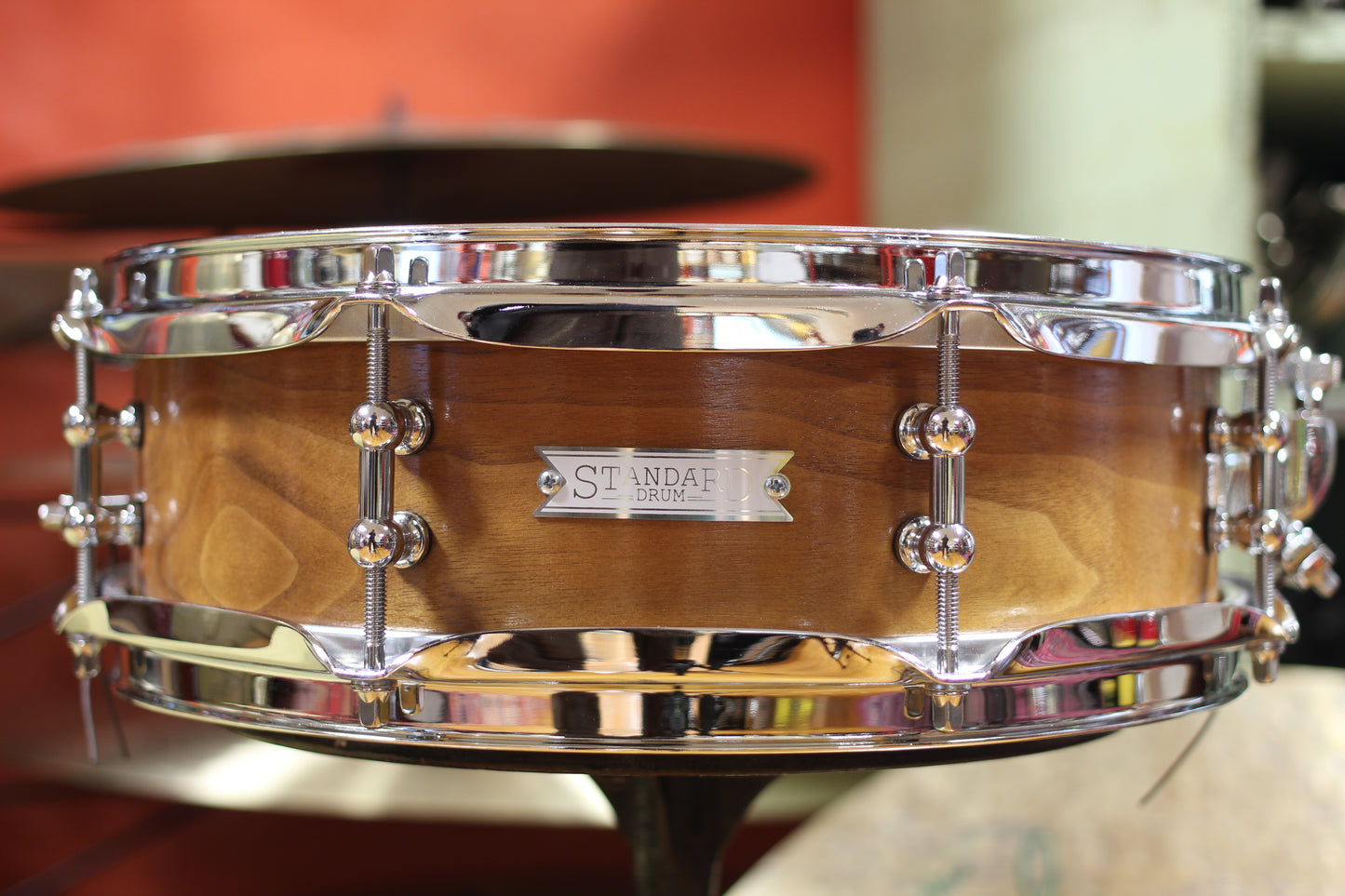 Standard Drum Company 4"x12" Snare Drum in Walnut Gloss