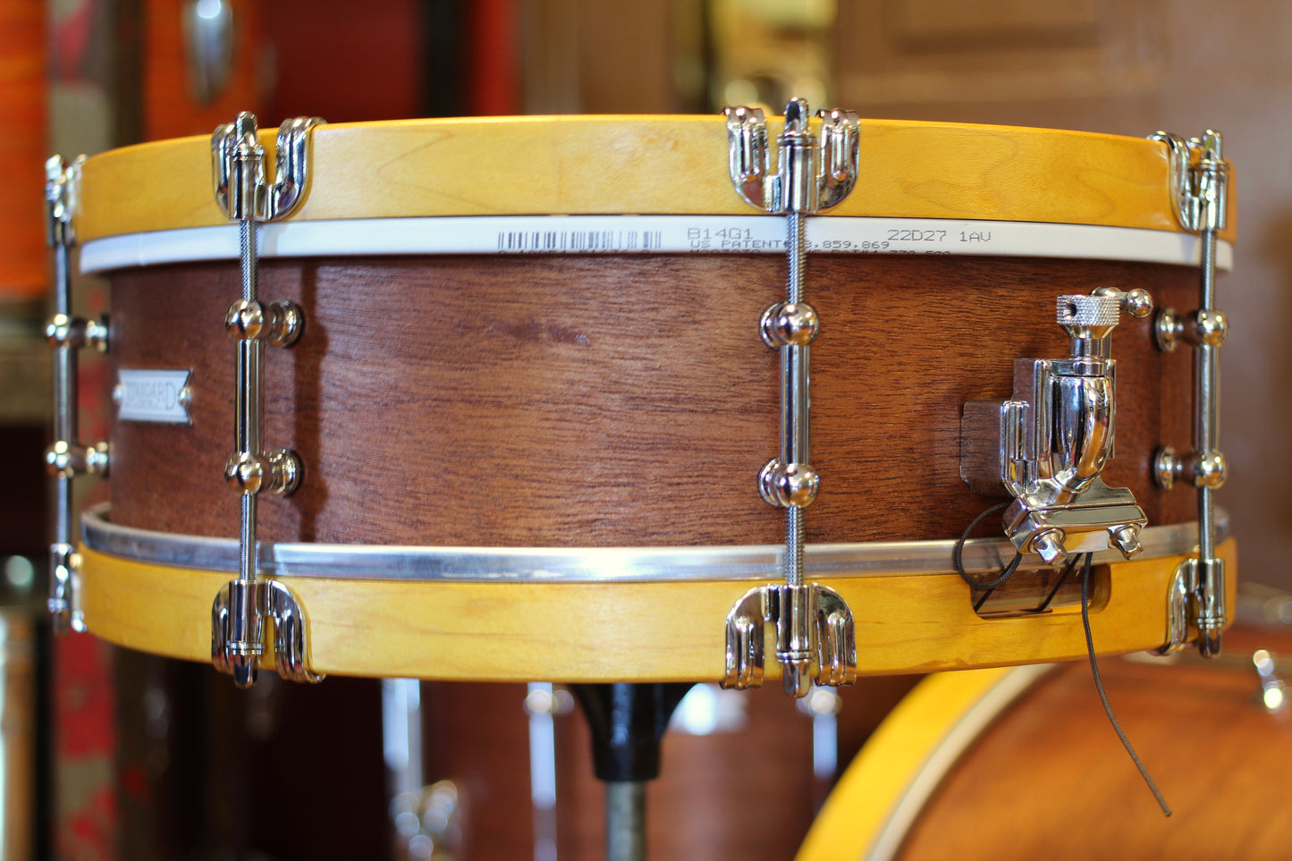 Standard Drum Company 4.5"x14" Vintage Mahogany Snare Drum