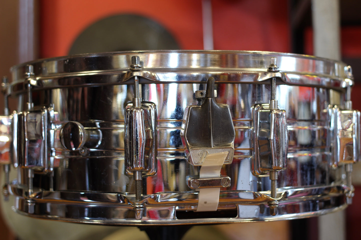 1970's Pearl "B4514" Chrome over Brass 5"x14" Snare Drum