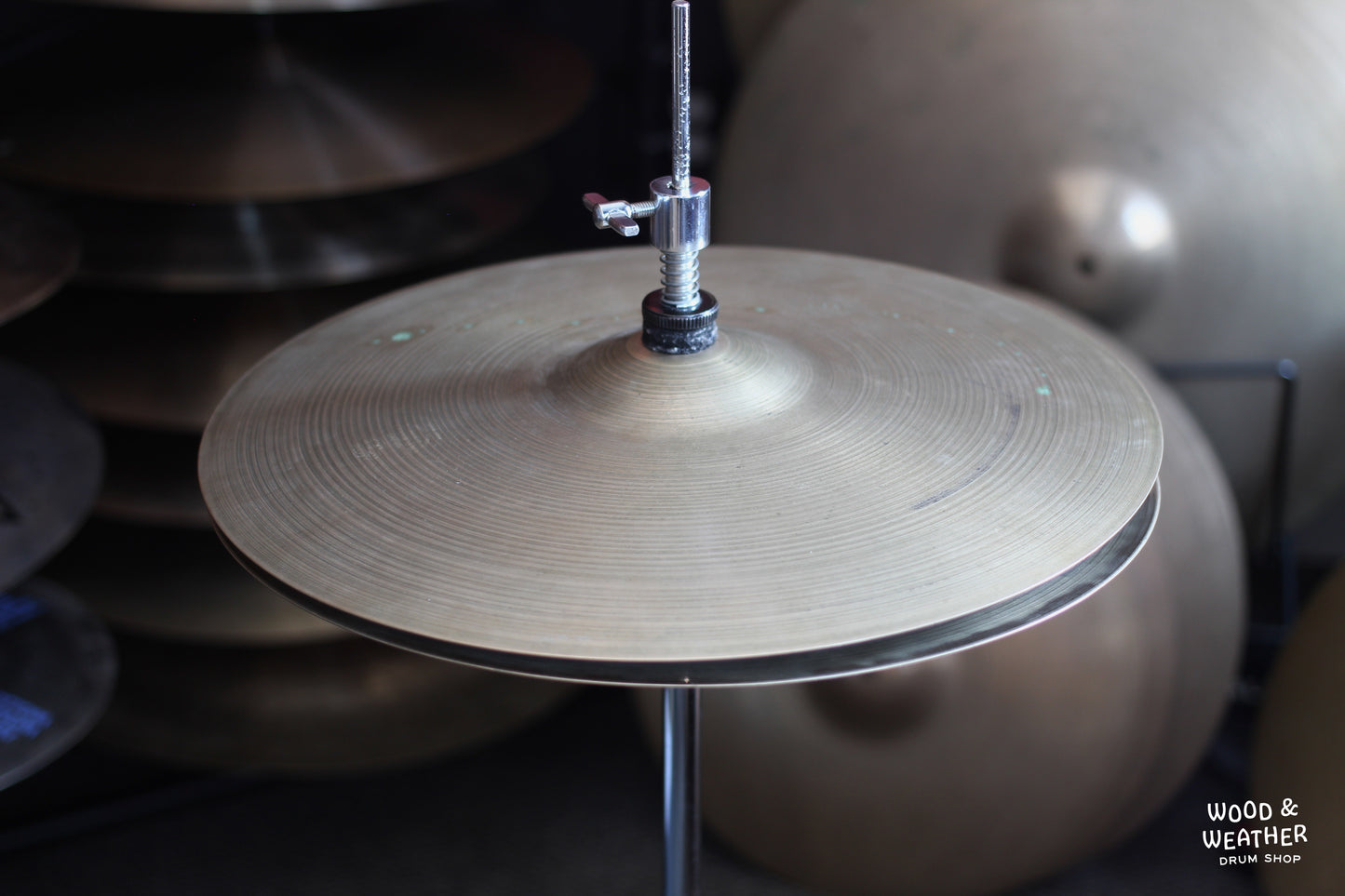 1960s A. Zildjian 14" New Beat Hi-Hat Cymbals 835/1300g