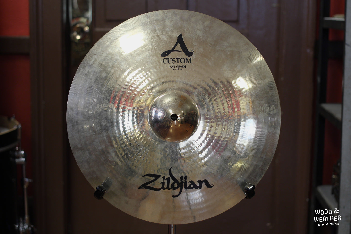 Used Zildjian 16" A Custom Fast Crash Cymbal 910g