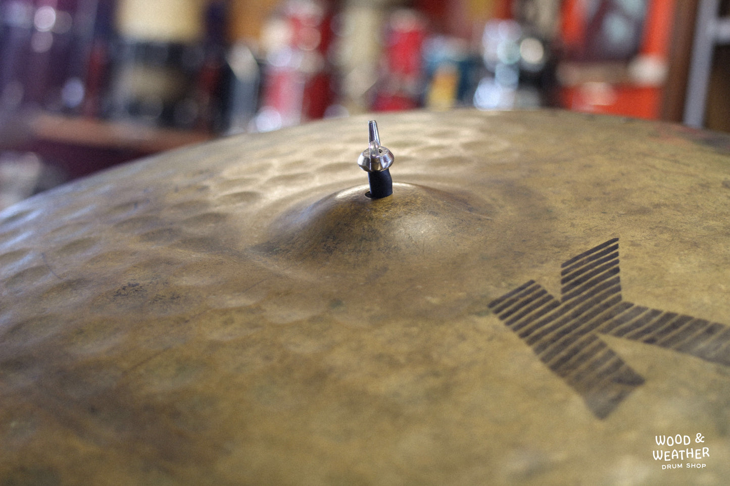 1996 Zildjian 20" K Custom Dry Light Ride Cymbal w/ Rivets 2120g