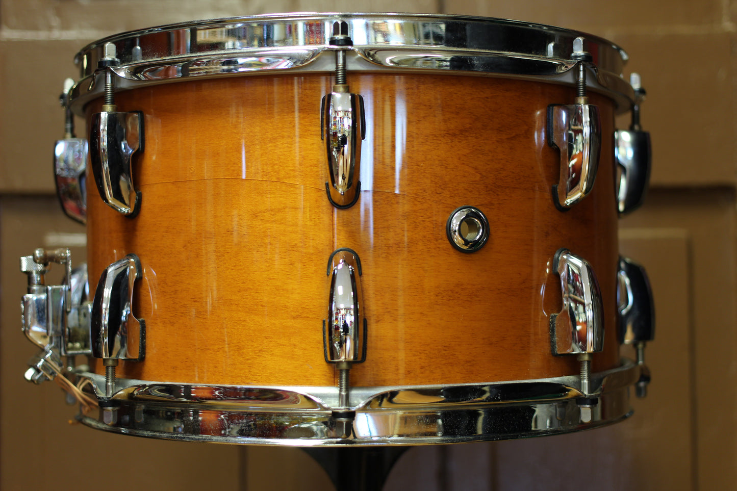 Used - Pearl Maple Shell 7"x12" Soprano Snare in Liquid Amber