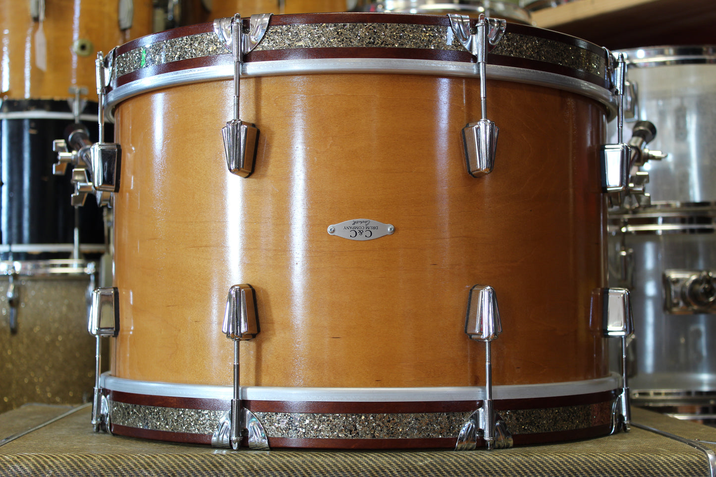 C&C Player Date II Drum kit in Aged Maple 12x20 14x14 8x12