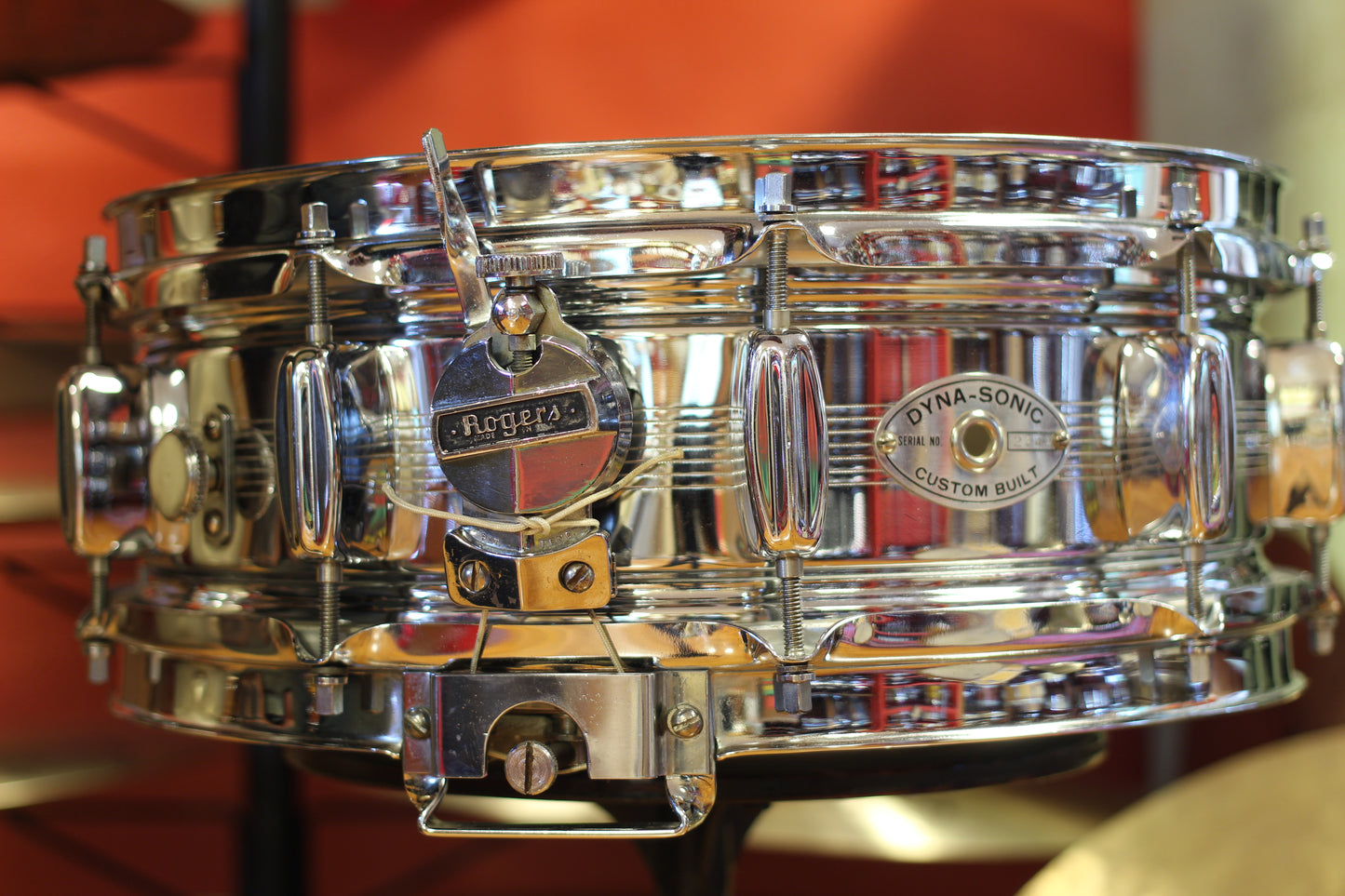 1960's Rogers 5"x14" Dynasonic Snare Drum 7-Line