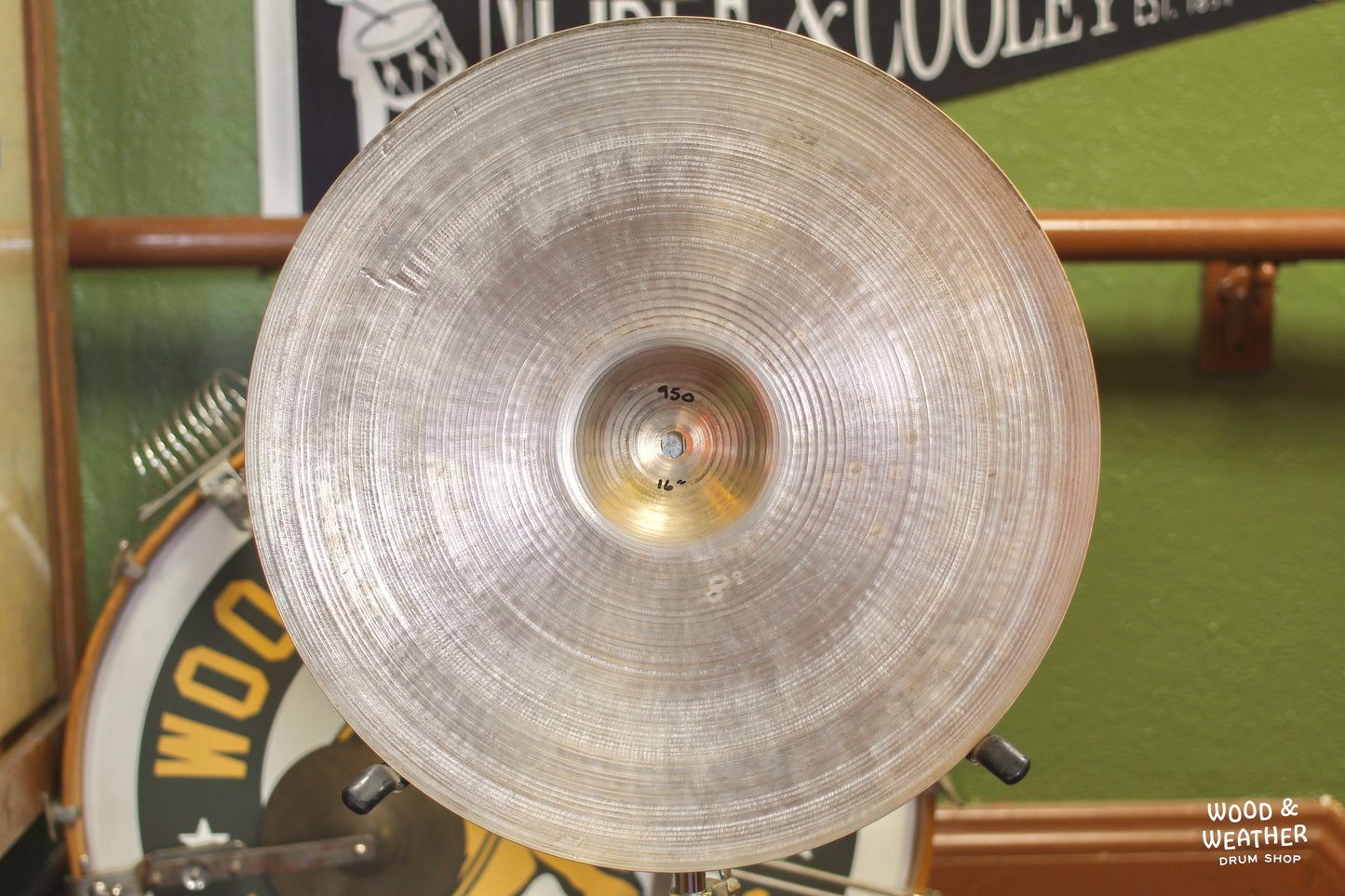 1960s Rogers SS By Azco 16" Crash Cymbal 950g