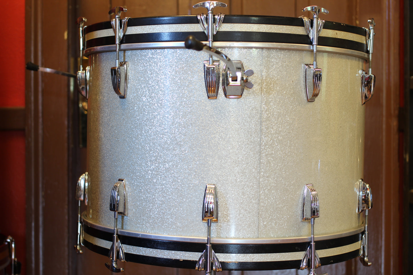 1969 Ludwig Super Classic in Silver Sparkle 14x22 16x16 9x13