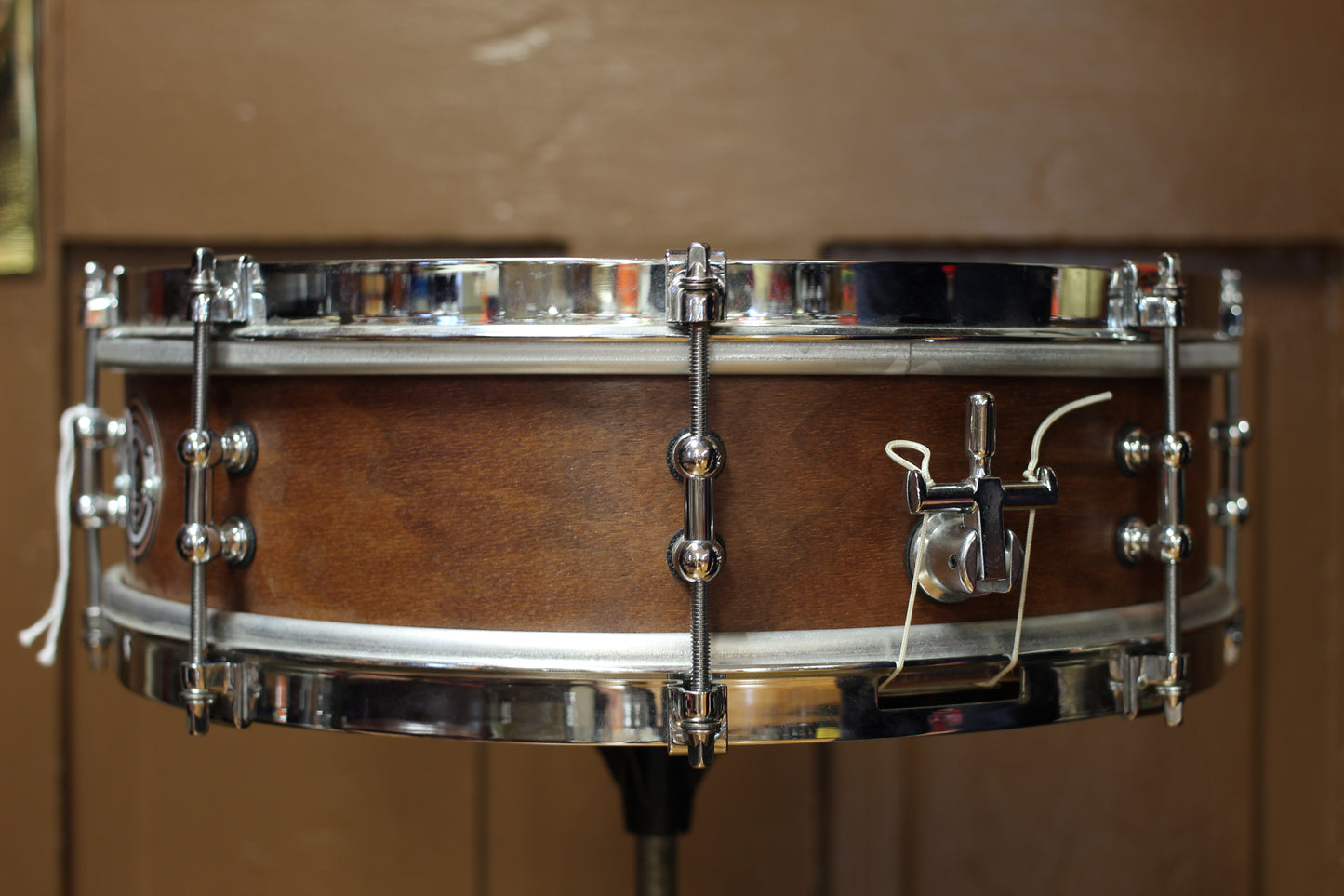 YC Drum Company 4"x14" Snare Drum in Natural Walnut