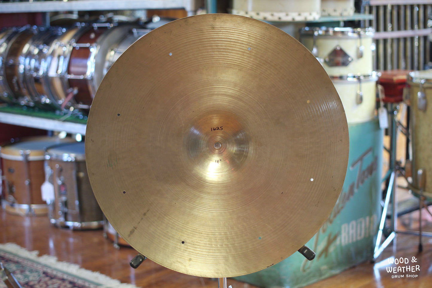 1950s A. Zildjian 18" "Small Stamp" Crash/Ride Cymbal 1625g