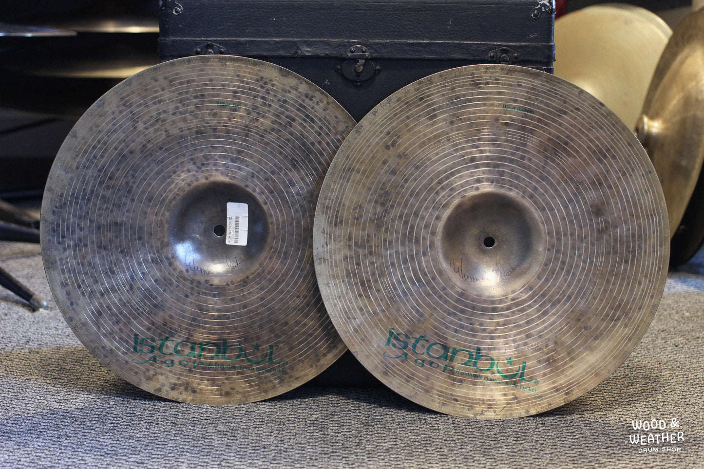 Used Istanbul Agop 16” Signature Hi-Hat Cymbals 1170/1263g
