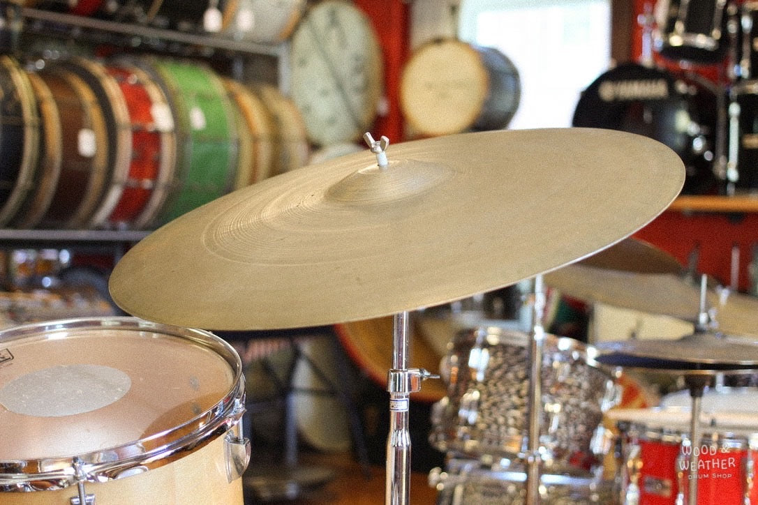 1940/50s A. Zildjian 22" "Trans Stamp" Ride Cymbal 3010g